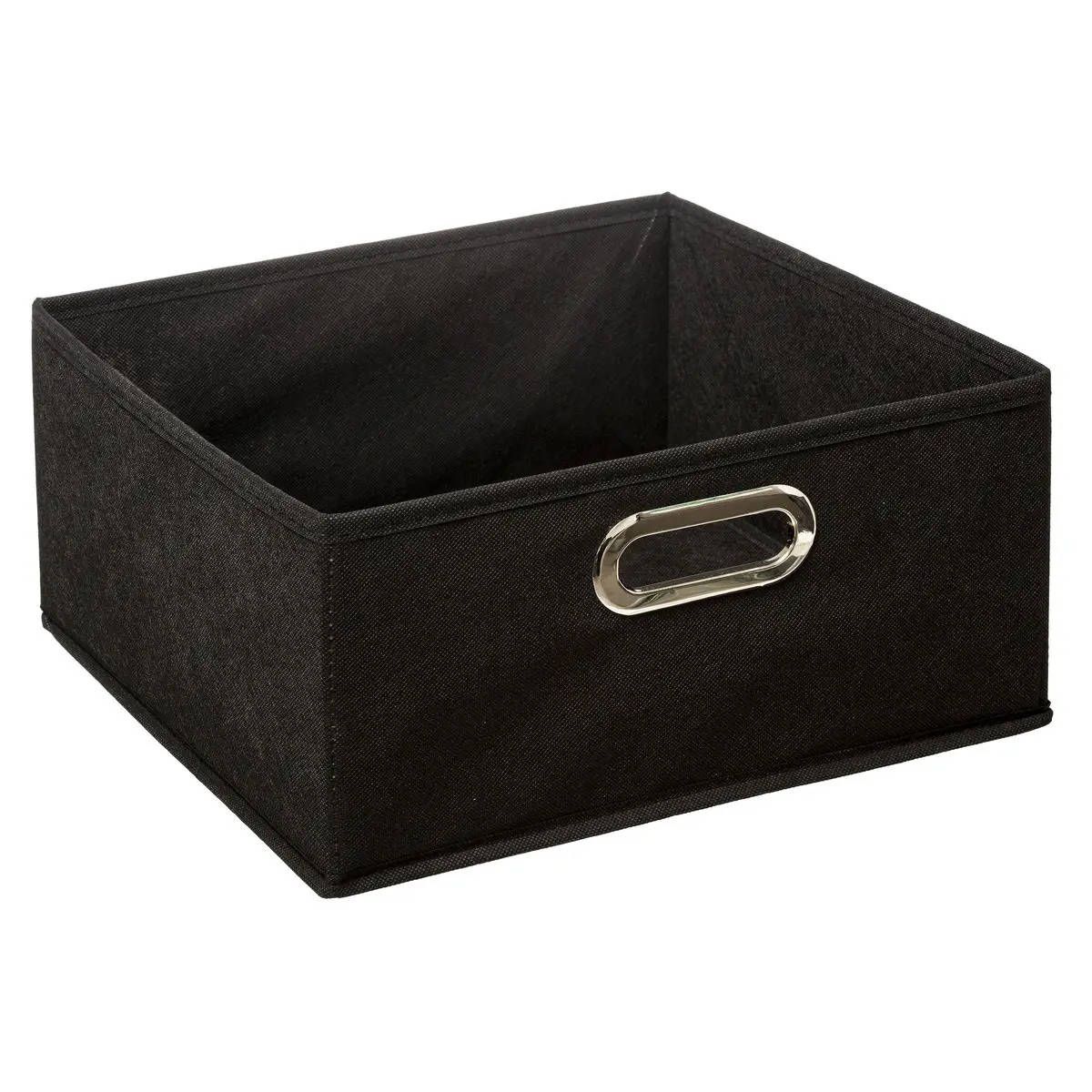 5five Simply Smart Úložný box, textilní, černý, 31 x 15 cm, ideální na oblečení - EMAKO.CZ s.r.o.