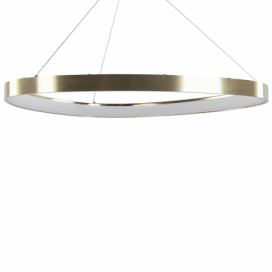 Kovová závěsná LED lampa zlatá KRABURI