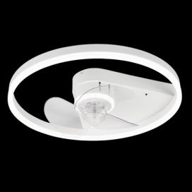 Trio R67083131 LED stropní ventilátor s osvětlením Borgholm 1x30W | 3000lm | 2700-6000K - stmívatelné, dálkové ovládání, nastavitelná teplota světla, časovač, 3 rychlosti, bílá
