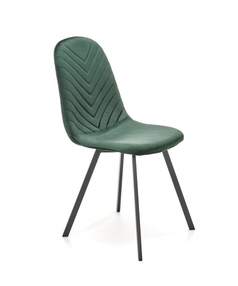 Jídelní židle K462 Halmar Tmavě zelená - DEKORHOME.CZ