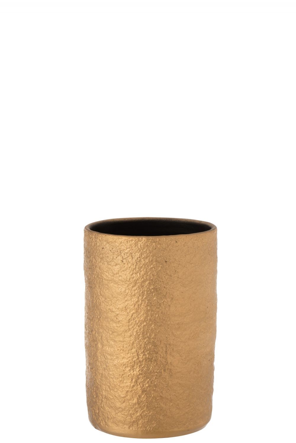 Zlatá keramická váza Gatsby - Ø14*22 cm J-Line by Jolipa - LaHome - vintage dekorace