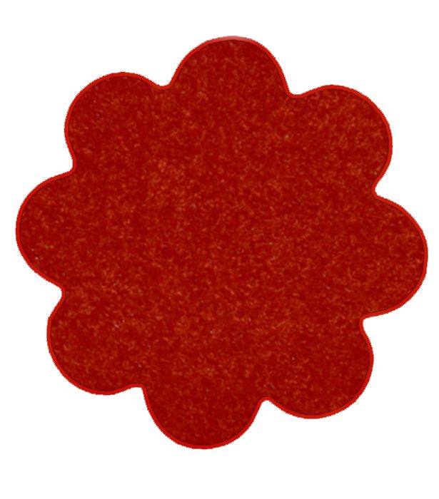 Vopi koberce Kusový koberec Eton vínově červený květina - 120x120 kytka cm - Mujkoberec.cz