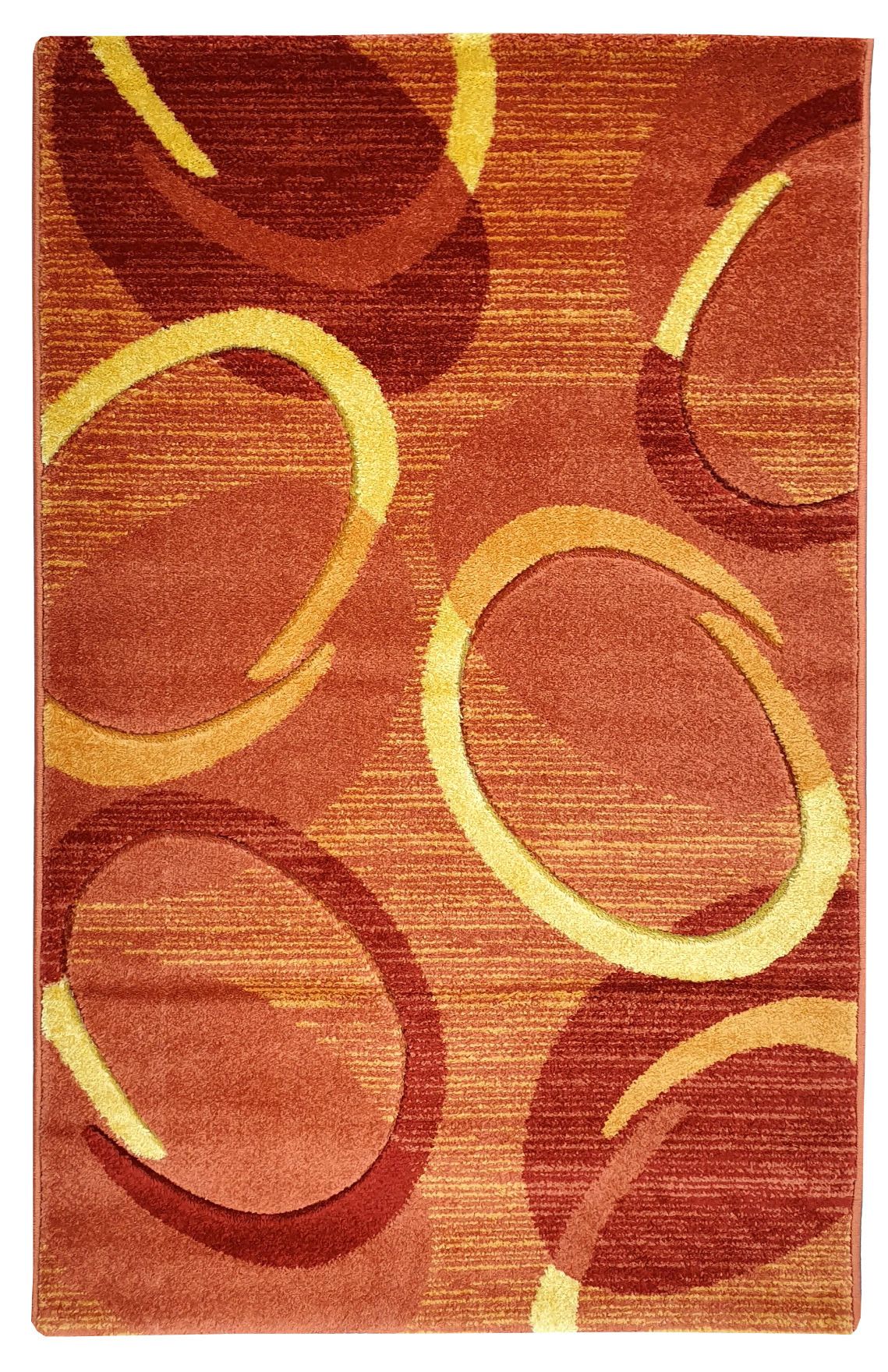 Spoltex koberce Liberec Kusový koberec Florida orange 9828 - 80x150 cm - Mujkoberec.cz