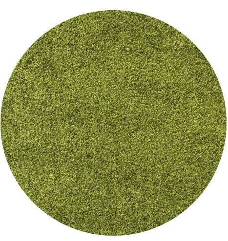 Ayyildiz koberce Kusový koberec Life Shaggy 1500 green kruh - 120x120 (průměr) kruh cm - Mujkoberec.cz
