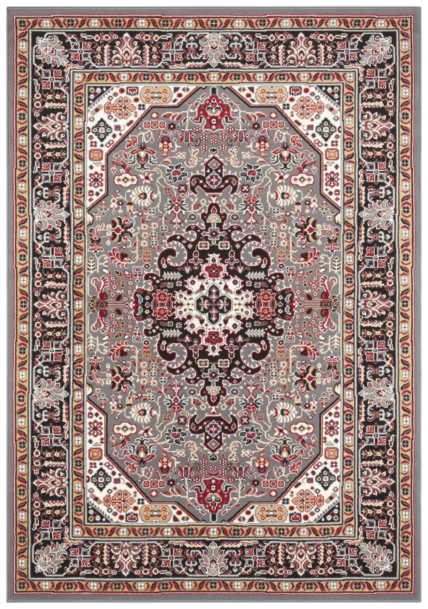 Nouristan - Hanse Home koberce Kusový koberec Mirkan 104094 Grey - 120x170 cm - Mujkoberec.cz