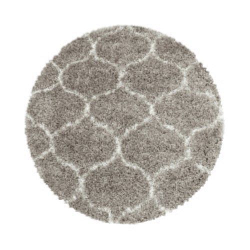 Ayyildiz koberce Kusový koberec Salsa Shaggy 3201 beige kruh - 80x80 (průměr) kruh cm - Mujkoberec.cz