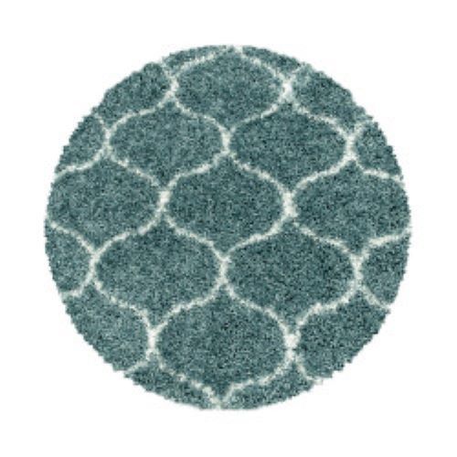 Ayyildiz koberce Kusový koberec Salsa Shaggy 3201 blue kruh - 80x80 (průměr) kruh cm - Mujkoberec.cz