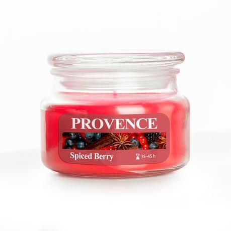 Provence Vonná svíčka ve skle 45 hodin spiced berry - Kitos.cz