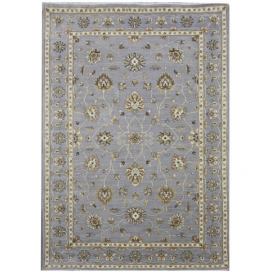 Diamond Carpets koberce Ručně vázaný kusový koberec Diamond DC-M 2 Light grey/light grey - 180x275 cm Mujkoberec.cz