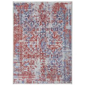 Diamond Carpets koberce Ručně vázaný kusový koberec Diamond DC-JKM Silver/blue-red - 180x275 cm Mujkoberec.cz