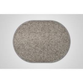 Vopi koberce Kusový koberec Eton šedý ovál - 57x120 cm