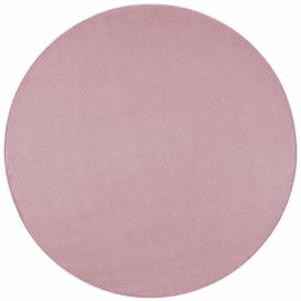 Hanse Home Collection koberce Kusový koberec Nasty 104446 Light-Rose  - 133x133 (průměr) kruh cm