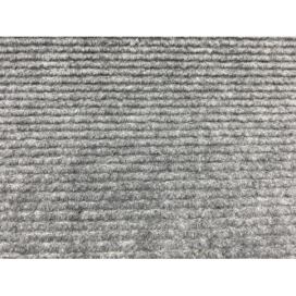 Vopi koberce Metrážový koberec Quick step šedý - neúčtujeme odřezky z role! - Bez obšití cm