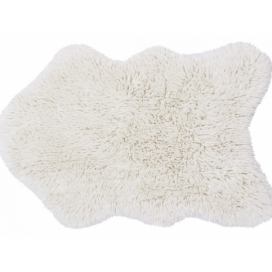 Lorena Canals koberce Vlněný koberec Woolly - Sheep White - 75x110 tvar kožešiny cm