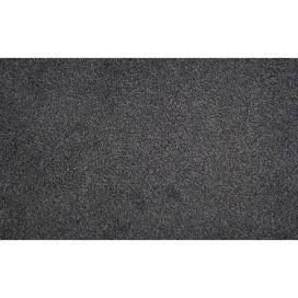 Tapibel Metrážový koberec Supersoft 850 tm. šedý - Rozměr na míru s bordurou cm