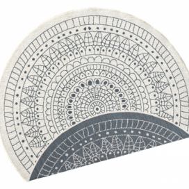 NORTHRUGS - Hanse Home koberce Kusový koberec Twin-Wendeteppiche 103143 creme grau kruh – na ven i na doma - 200x200 (průměr) kruh cm Mujkoberec.cz
