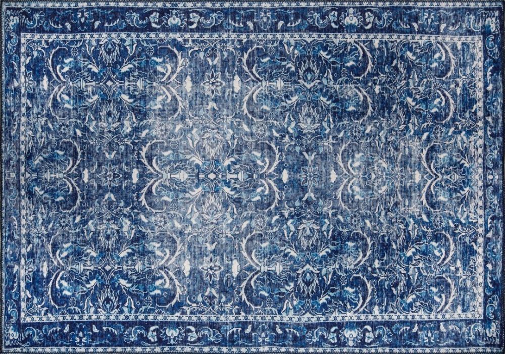 Conceptum Hypnose Koberec Dora Chenille III 75x150 cm modrý - Houseland.cz