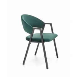 Halmar jídelní židle K473 barva: zelená