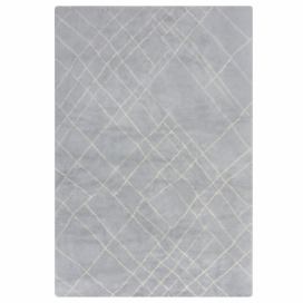 Flair Rugs koberce Kusový koberec Furber Alisha Fur Berber Grey/Ivory - 120x170 cm