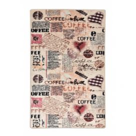 Conceptum Hypnose Koberec Coffee 80x200 cm béžový/růžový
