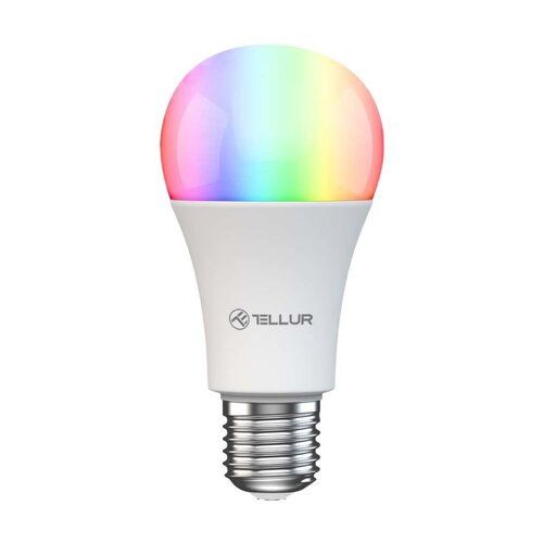 Tellur WiFi Smart žárovka E27, 9 W, RGB bílé provedení, teplá bílá, stmívač - 4home.cz