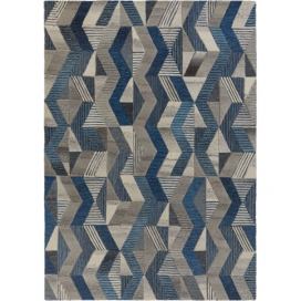Flair Rugs koberce Kusový koberec Moda Asher Blue Rozměry koberců: 200x290 Mdum