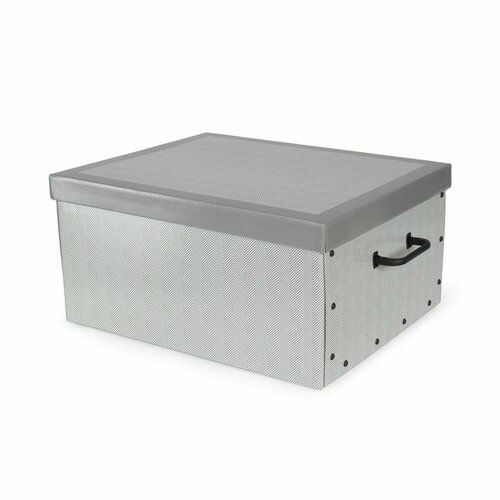 Compactor Skládací úložná krabice Boston, 50 x 40 x 25 cm, šedá - 4home.cz
