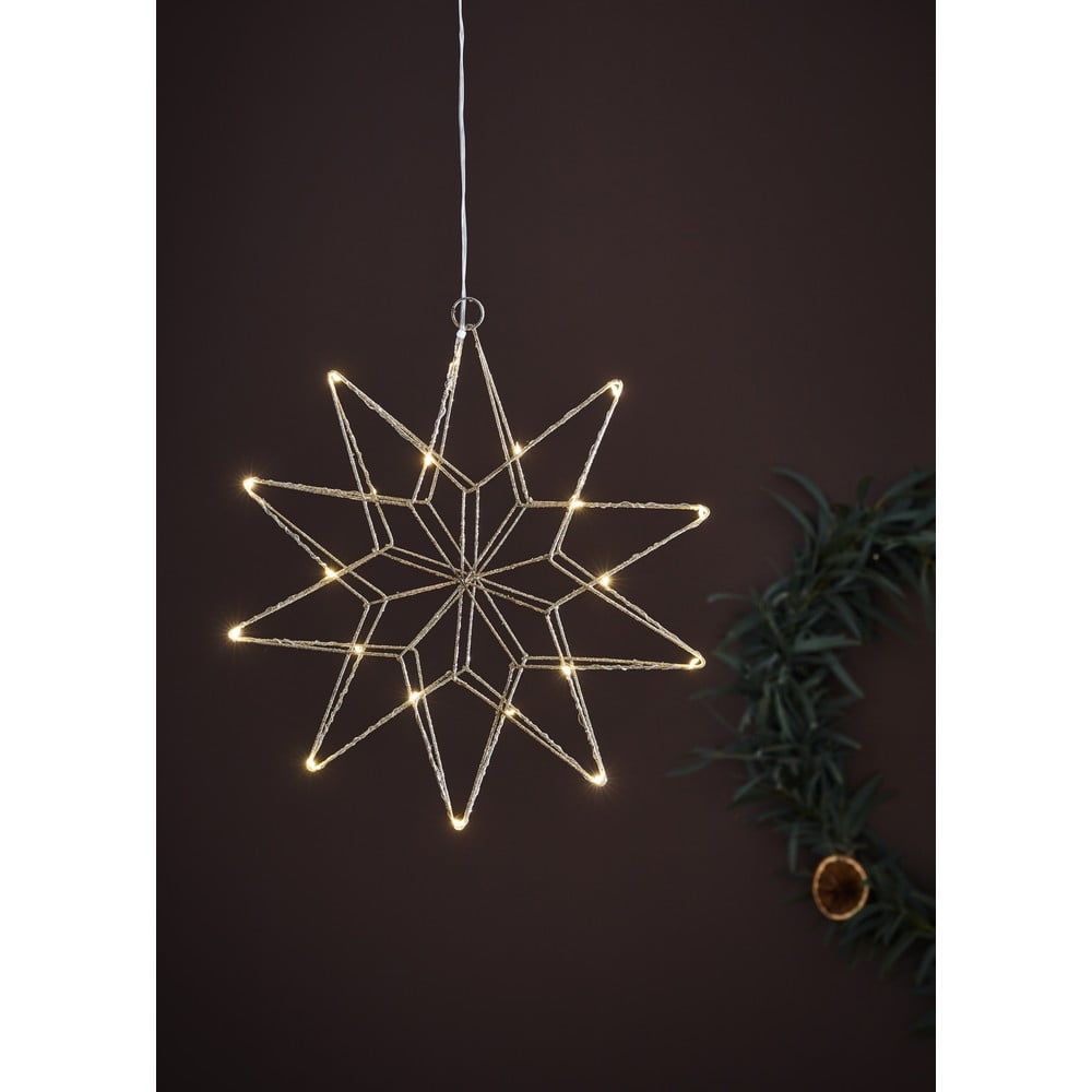 Světelná dekorace s vánočním motivem ve stříbrné barvě ø 31 cm Gleam – Markslöjd - Bonami.cz