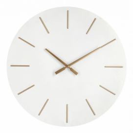 BIZZOTTO Nástěnné hodiny TIMELINE bílé 60cm
