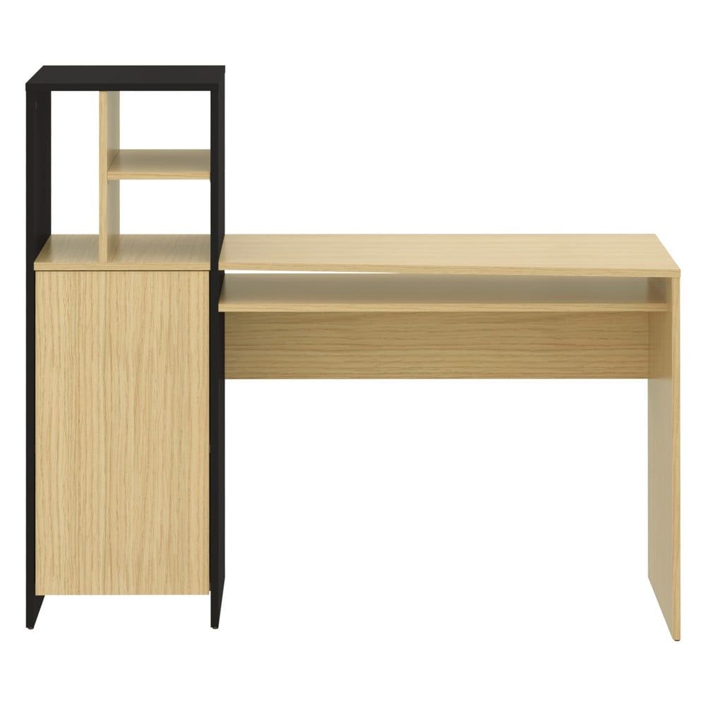 Pracovní stůl s deskou v dubovém dekoru 130x50 cm Mitch - TemaHome - Bonami.cz