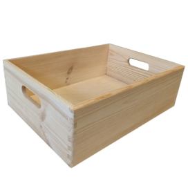   Dřevěný univerzální box, 40 x 30 x 13 cm\r\n