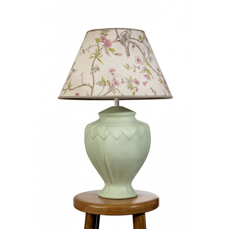 Keramická stolní lampa ARTEMIDA - mátová - Osvětlení.com