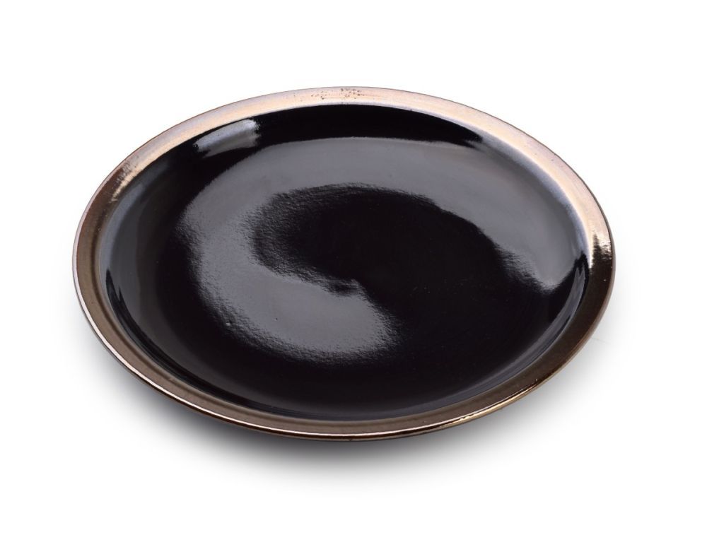 Affekdesign Porcelánový talíř Cal 20 cm černý - Houseland.cz