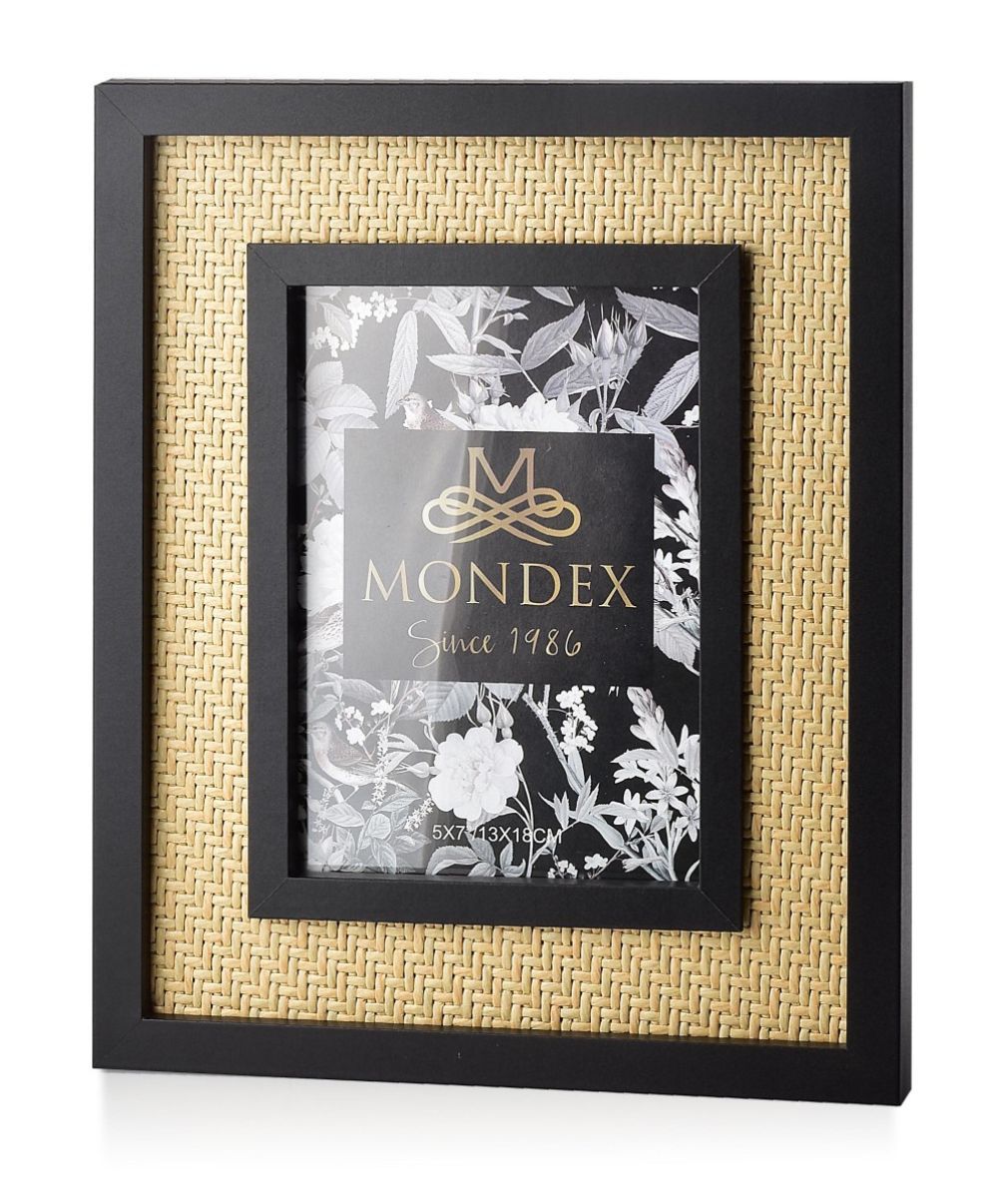 Mondex Fotorámeček ADI 13x18cm černý/béžový - Houseland.cz