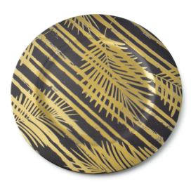 Mondex Dekorativní podtalíř Blanche XII 33 cm zlatý/černý