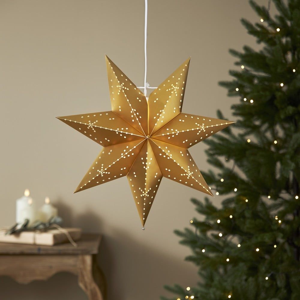 Vánoční světelná dekorace ve zlaté barvě ø 45 cm Classic - Star Trading - Bonami.cz