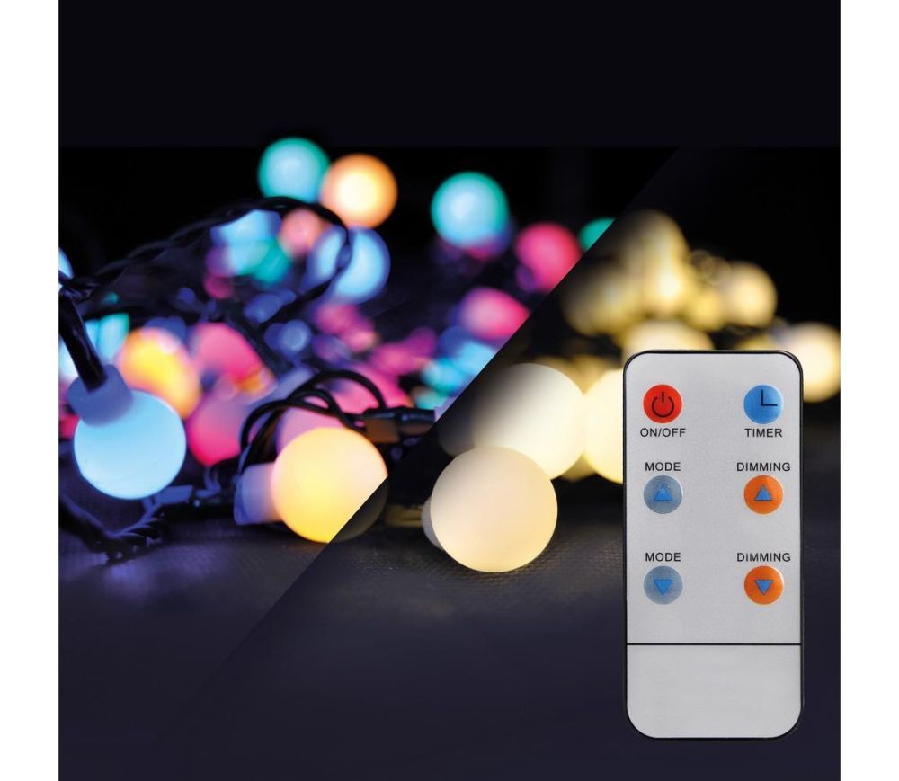 Brilagi Brilagi - LED RGBW Vánoční venkovní řetěz 200xLED/8 funkcí 25m IP44 + DO  -  Svět-svítidel.cz