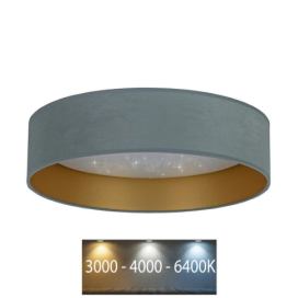 Brilagi Brilagi - LED Stropní svítidlo VELVET STAR LED/24W/230V pr. 40 cm  mintová/zlatá 