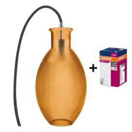 Ledvance Ledvance - Stolní lampa GRAPE 1xE27/40W/230V oranžová 