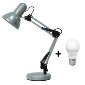 Brilagi Brilagi - LED Stolní lampa ROMERO 1xE27/10W/230V stříbrná 