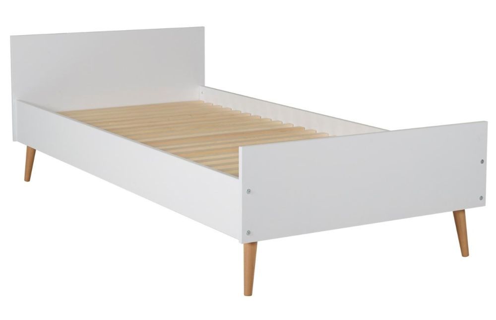 Bílá dětská postel Quax Flow 200 x 90 cm - Designovynabytek.cz