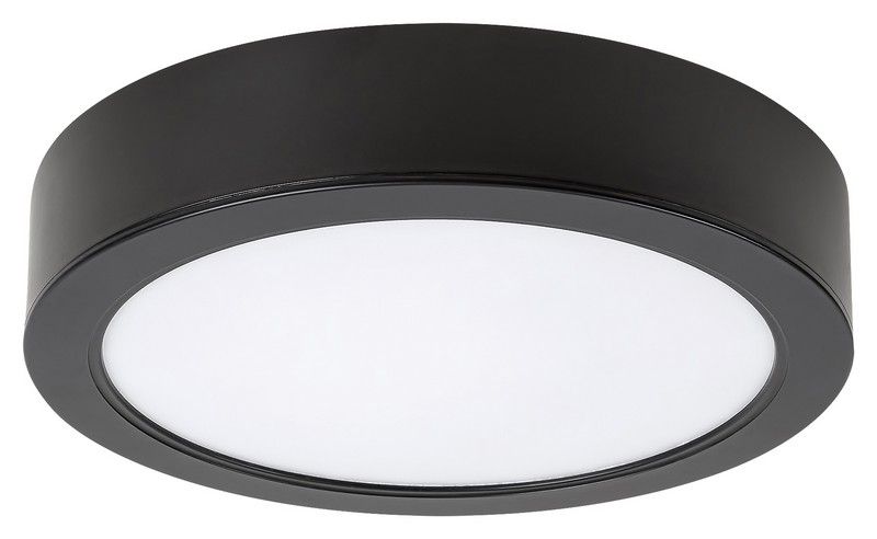 RABALUX 2686 Shaun stropní svítidlo LED D145mm 12W/1035lm 4000K černá, bílá - Svítidla FEIM