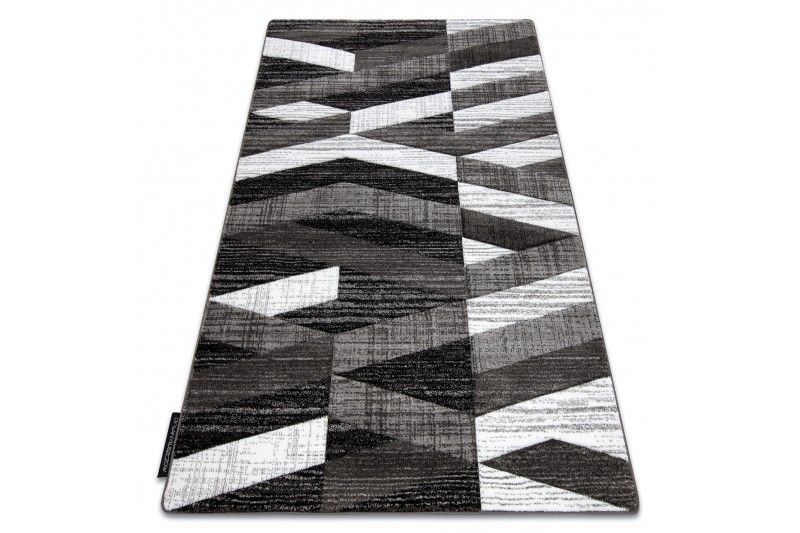 Dywany Lusczow Kusový koberec ALTER Bax pruhy šedý, velikost 120x170 - Houseland.cz