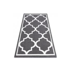 Dywany Lusczow Kusový koberec SKETCH KIERAN šedý  / bílý trellis, velikost 120x170