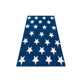 Dywany Lusczow Kusový koberec SKETCH DECLAN modrý / bílý - Hvězda, velikost 180x270
