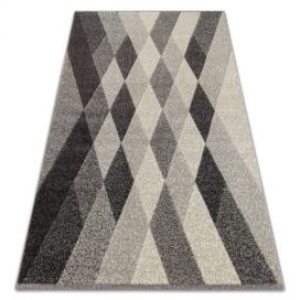 Dywany Lusczow Kusový koberec FEEL DIAMANT šedý, velikost 120x170
