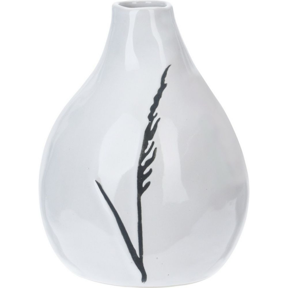 Porcelánová váza Art s dekorem trávy, 11 x 14 cm - 4home.cz