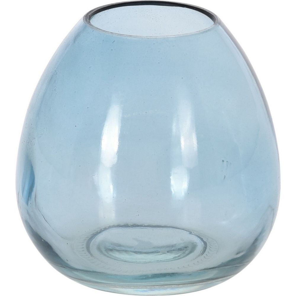 Skleněná váza Adda, sv. modrá, 11 x 10,5 cm - 4home.cz