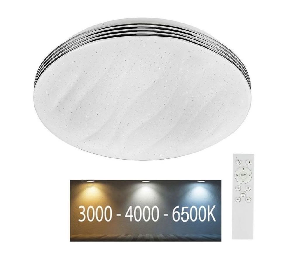  LED Stmívatelné stropní svítidlo LED/60W/230V 3000K/4000K/6500K + DO  -  Svět-svítidel.cz