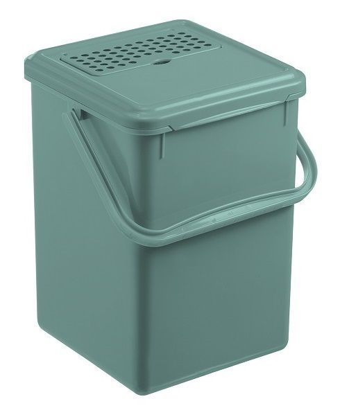 Kompostovací kbelík, 8 L, s uhlíkovým filtrem, zelený - Kokiskashop.cz